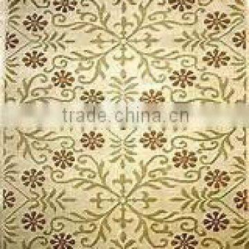 handtufted acylic wool homecarpet,rug,foshan handmade carept,small flower rug