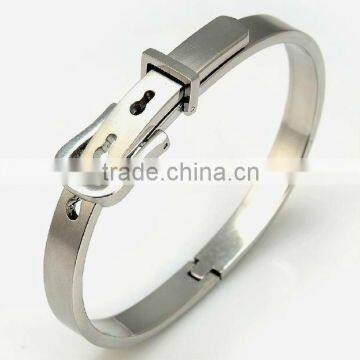 B17 Popular Bangles Models, Stainless Steel Belt Bucklet Bangle