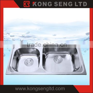 High quality Stainless steel sink 304 Deep drawn sink Topmount sink -KS-TM-D73