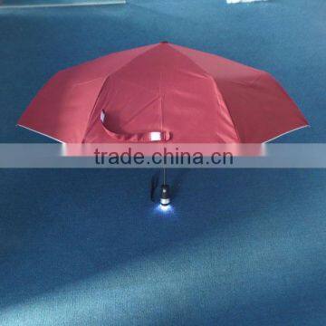 High Quality Promotional Foldable Led Umbrella Folding Umbrella
