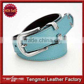 2015 hot sells new pu Leather Korean Stylish Metal pin Buckle Fashion belt for woman and men