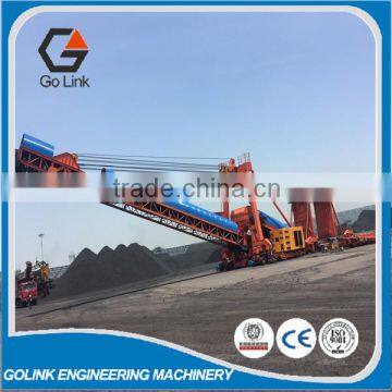 Exclusive mobile bulk material stacker machine