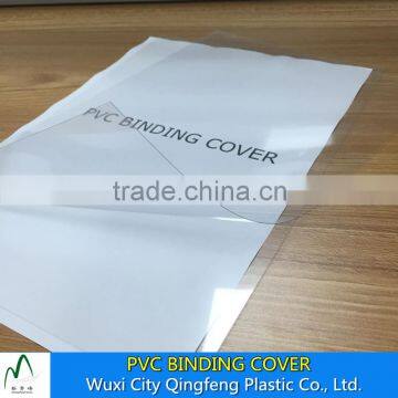 100mic 125mic 150mic 180mic 250mic Clear A4 A3 PVC Binding Cover Factory Price Plastic Book Covers