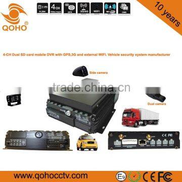 4G TWO SD Car Mobile DVR Audio Video Sync , GPS,WIFI.Car Black Box Function photo-6