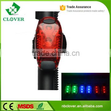 Ourdoor Riding bike tail light 200 lumens ABS material 3 red led wholesale bicycle light