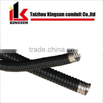 Electrical wire protection corrugated pvc coated conduit