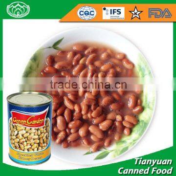 400g Canned Light Red Speckled Kidney Beans for Yemen Market