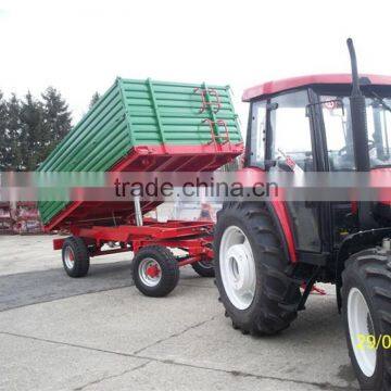 Hot selling 7CX-8T 8 Ton 3-way Tipping Farm trailer with CE certificate