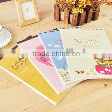 2014 hot sale hand drawing letter pad