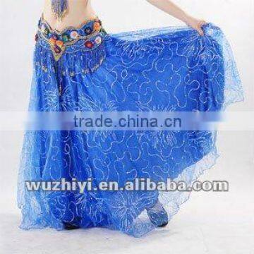 2013 new hot bellydance dress wear, belly dancing clothes,dress online blue belly dance skirts (QC0328)