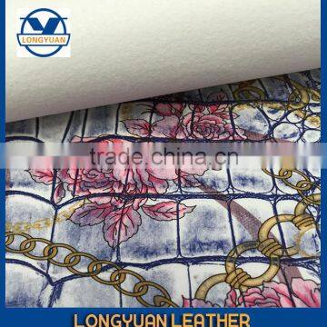 Flower Print Leather Flowers for Shoes photo-2