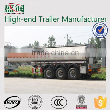 Trailer manufacture Shengrun crude oil tank truck trailer / 3 axles crude oil tank semi trailer for sale