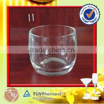 530ml round laerge hand blown glass candle holders