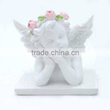 2015 hot sale Angel resin sculpture gift home decoration