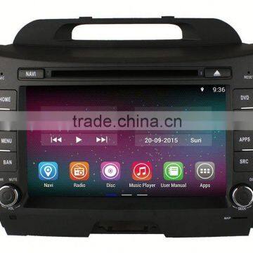 Newest Quad Core RK3188 1.6GHz Android 5.1 DVD GPS Radio for Kia Sportage R Support DTV OBD photo-2