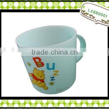 Plastic kids mug water cup drinking cup cartoon mugLX880001