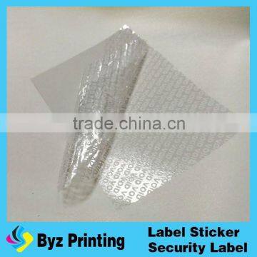 New Arrive High-quality Custom Red Security Warranty VOID Sticker With Custom Design and Barcode With Numbers As Self Adhesive photo-2