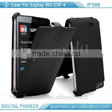 leather flip case for Explay RIO EXP 4 fashion cover