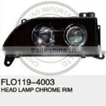 AUTO HEAD LAMP CHROME RIM FOR KIA PRIDE '03