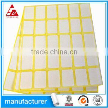 high quality wood free paper with yellow glasssin relese paper by manufacture