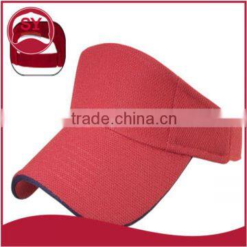 custom high quality fit woman fashion adjustable sun visor