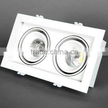 Square Grille LED Downlight 20W