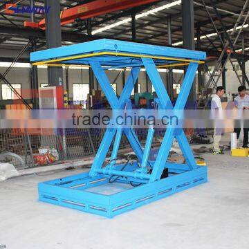 China hot sale! Hydraulic electric scissor lift stationary lift platform