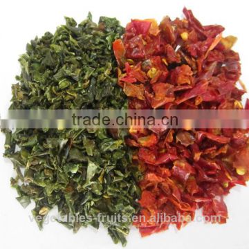 dehydrated green bell pepper flakes