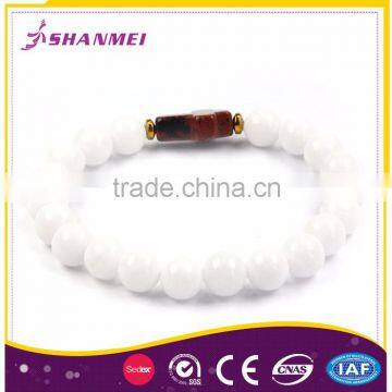 ODM OEM Available Blue Spot Unisex Bracelet Jewelry Men Beads photo-6