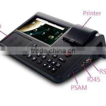 7" WinCE POS Terminal Support 58mm Thermal Printer,Barcode Scanner,RFID Reader,Bluetooth,WIFI,3G photo-2