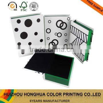 Wholesale handmade decorative leather book shape box storage paper boxes