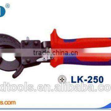 LSDHigh Quality two step ratchet cable cutter LK-250 for cutting 32mm AL/CU cables 500AWG cable cutting tool