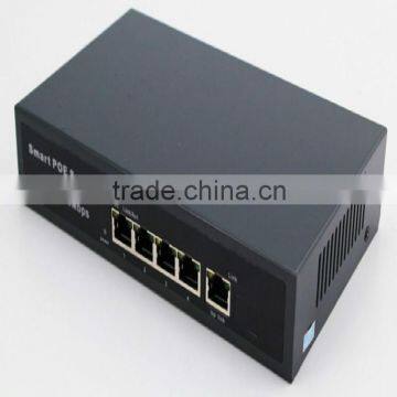 Industrial 5 10/100mbps Rj45 4 Port POE Switch With 65w Power Built-in photo-2