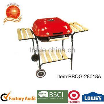 Outdoor 18 Inch Hamburg Enamel Removable Grill with Wheel