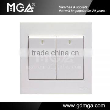 MGA A9 Series 2 Gang Wall Switch