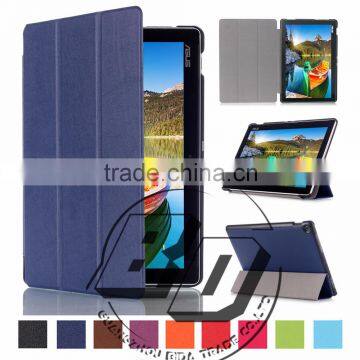 Best Quality Three Folding Smart PU Leather Tablet Cover Case For ASUS zenpad 10 Z300CL tablet case factory price
