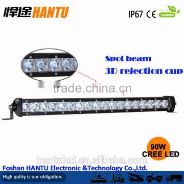 19inch slim 90w Led bar combo beam work light bar for truck Truck bumper headlight