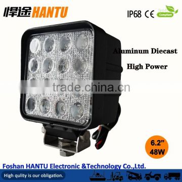 48W led Square working light for jeep /cheap bright led work light /waterproof IP68 work light,SUV,JEEP,ATVS,/Model: HT-G13