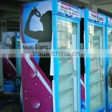 360L Free Standing Large Compressor Energy Drink Display Cooler photo-5