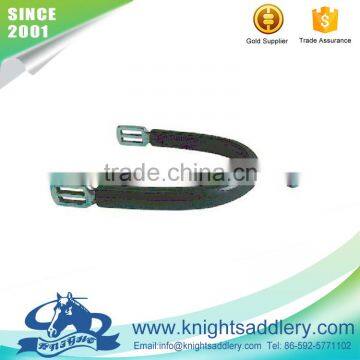 With Rubber Coated Band and Round Neck English Horse Racing Spurs