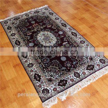 Gold big Sunflower center Kerman persian carpet iran 3X5ft China supplier