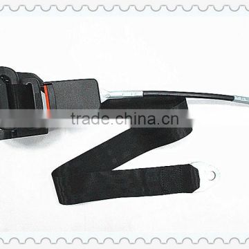 Emergency locking retractable vehicle safety seat belt