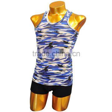 Custom Men's Gym Military Camouflage Tank Top Sport Vest