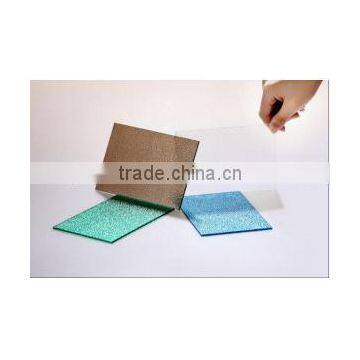 JIASIDA Polycarbonate solid sheet/pc embossed sheet for bathroom,anti-slip