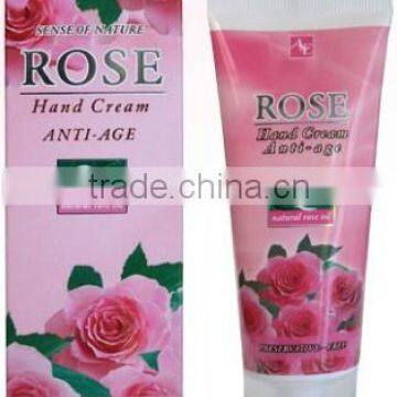 Hand Cream with Q10 and Rose Oil - 75 ml. Paraben and Alcohol Free. Made in EU. Private Label Available.