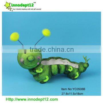 Ceramic Garden Decoration Cute Carpenterworm Flower Pot
