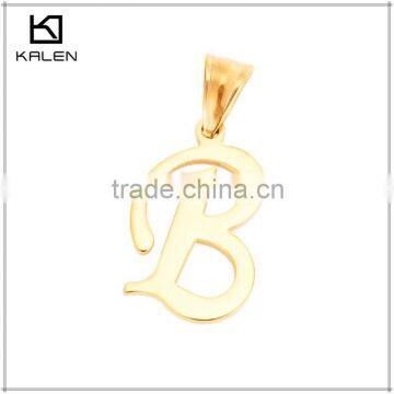 Golden Alphabet Letter Pendant Jewelry photo-2