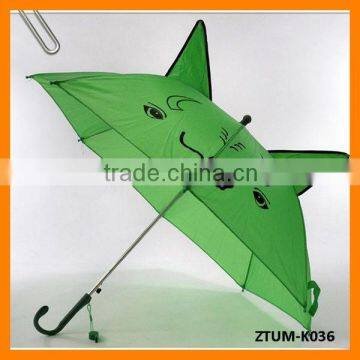 Automatic Whistle Ears Cartoon Children Umbrella