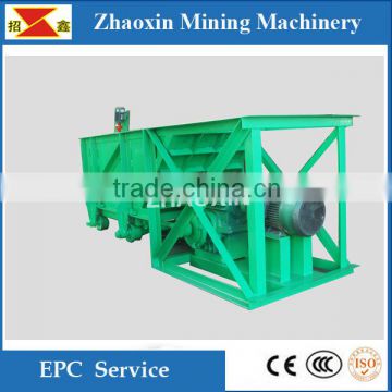 Ore beneficiation machine chute feeder