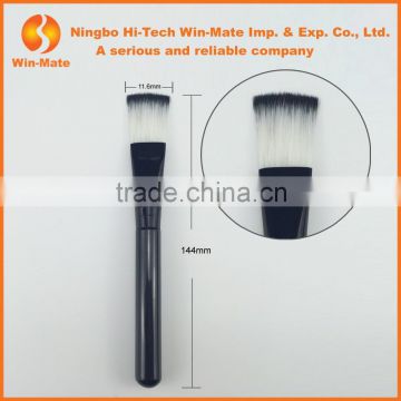 Make you own brand best professional black nylon hair foundation blush brush